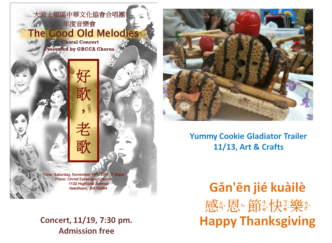 Newsletter – November 20, 2011